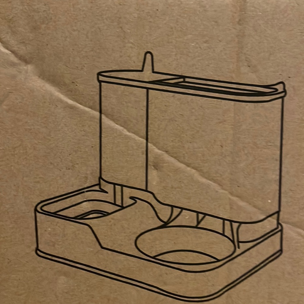 Pet water and food feeder.  Smaller I thought they were for medium sized dogs